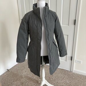 The North Face Women's Gray Long Arctic Parka w/detachable fur hood